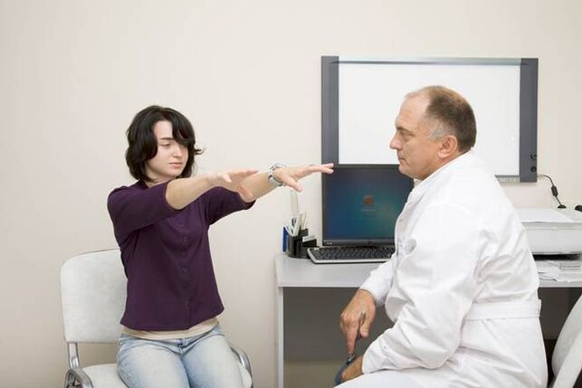 Diagnostic de l'ostéochondrose thoracique par un neurologue